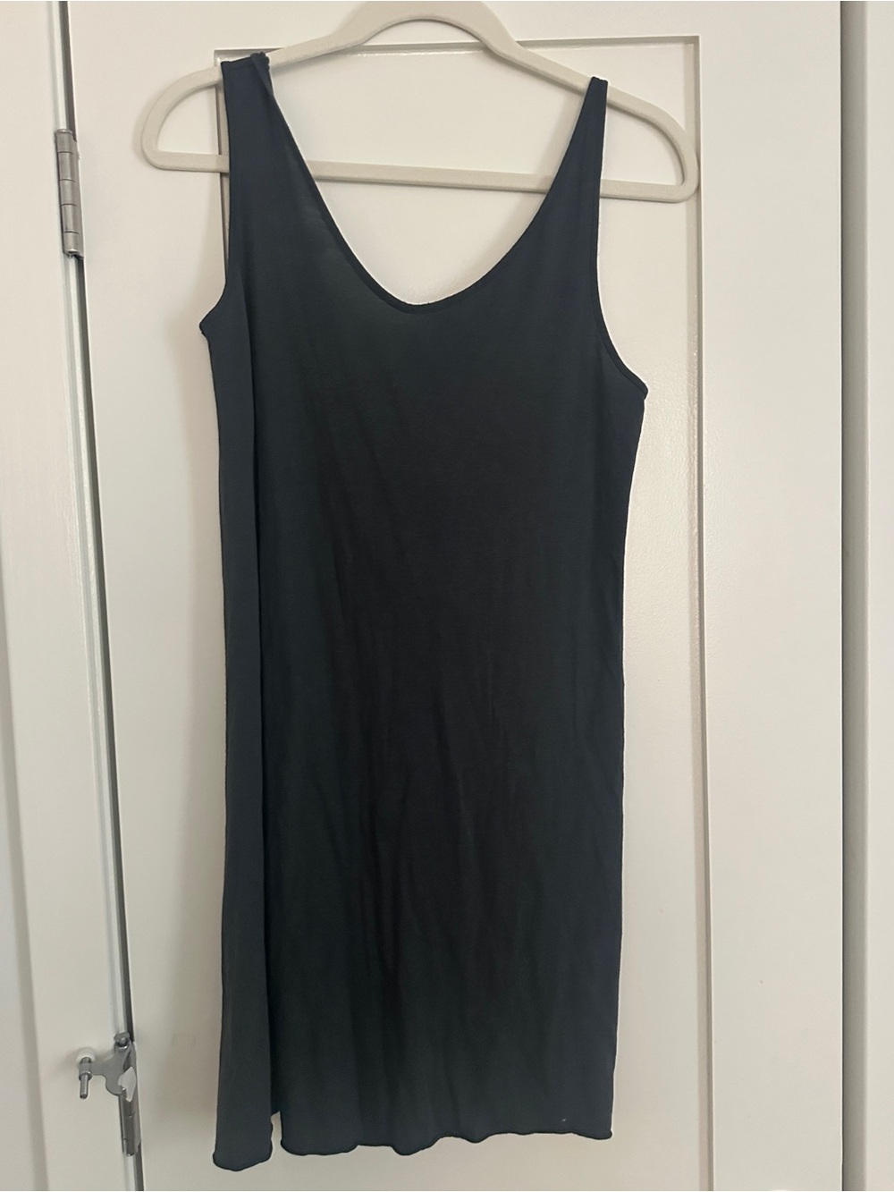 Helmut Lang Black Mini Tank Dress